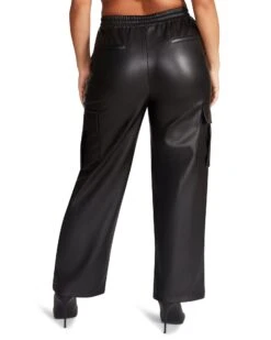 KOURT PANT BLACK 15 KOURT PANT BLACK -Cheap Boots And Beyond Store STEVEMADDEN APPAREL RTW0332 BLACK LARGE 1988