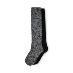MARLED KNEE SOCK BLACK MULTI