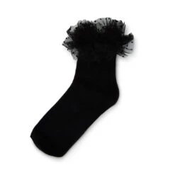 TULLE TUTU SOCKS BLACK