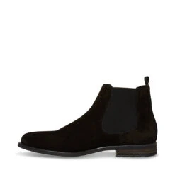RICHARD BLACK SUEDE -Cheap Boots And Beyond Store STEVEMADDEN MENS RICHARD BLACK SUEDE INSIDE