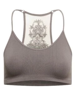 THE ELLA MESH BRALETTE GREY -Cheap Boots And Beyond Store STEVEMADDEN RTW0050 GREY 01