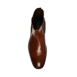 ADAMO BROWN LEATHER -Cheap Boots And Beyond Store STEVEMADDEN SHOES ADAMO BROWN LEATHER TOP