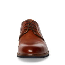 BANNON COGNAC LEATHER -Cheap Boots And Beyond Store STEVEMADDEN SHOES BANNON COGNAC FRONT