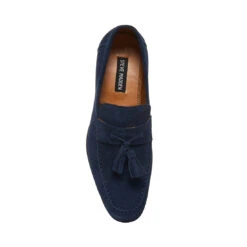 GOLLIE NAVY SUEDE -Cheap Boots And Beyond Store STEVEMADDEN SHOES GOLLIE NAVY TOP