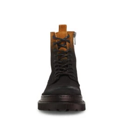 GUARDIAN BLACK/TAN -Cheap Boots And Beyond Store STEVEMADDEN SHOES GUARDIAN BLACK TAN FRONT
