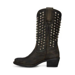 HAYWARD-S BLACK DISTRESSED -Cheap Boots And Beyond Store STEVEMADDEN SHOES HAYWARD S BLACK DISTRESSED INSIDE