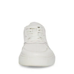 JORGEE WHITE/NAVY LEATHER -Cheap Boots And Beyond Store STEVEMADDEN SHOES JORGEE WHITE NAVY LEATHER FRONT