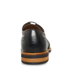 KADYNN BLACK LEATHER 9 KADYNN BLACK LEATHER -Cheap Boots And Beyond Store STEVEMADDEN SHOES KADYNN BLACK BACK