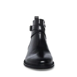 MATTHEW BLACK LEATHER -Cheap Boots And Beyond Store STEVEMADDEN SHOES MATTHEW BLACK LEATHER FRONT