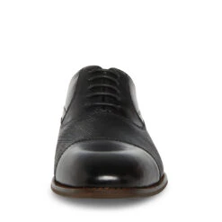 PROCTOR-R BLACK LEATHER -Cheap Boots And Beyond Store STEVEMADDEN SHOES PROCTOR R BLACK FRONT