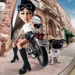 FANATIK BLACK LEATHER 20 FANATIK BLACK LEATHER -Cheap Boots And Beyond Store biker 1